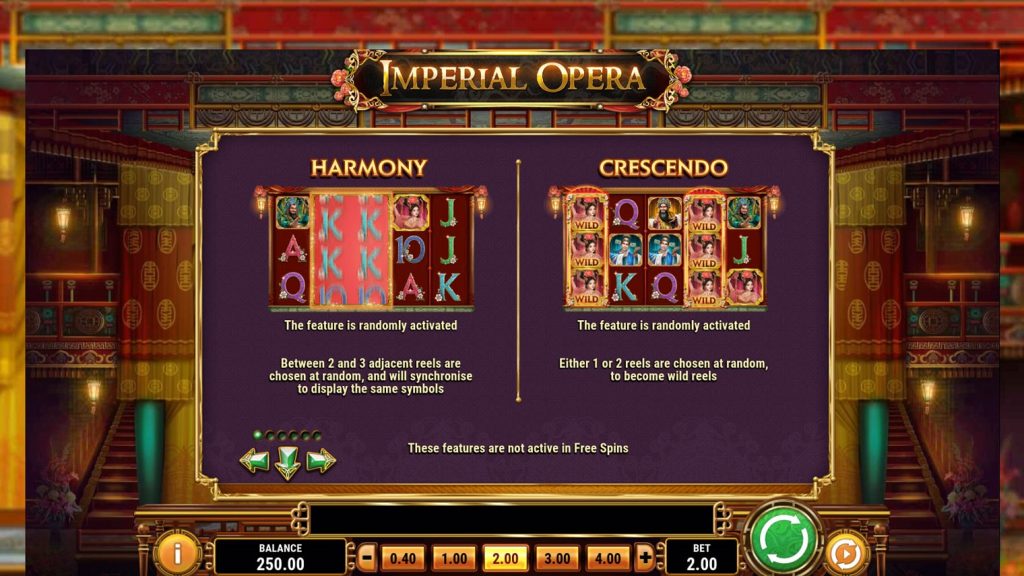 โบนัสสล็อตออนไลน์ Imperial Opera ทุกคนที่เล่นเกมสล็อตออนไลน์นี้จะมีโอกาสที่จะได้โบนัสกันทุกคน