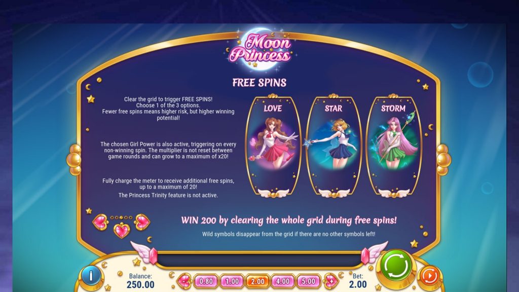 Moon Princess โบนัสสล็อตออนไลน์ที่ใครก็สามารถรับโบนัสของเกมสล็อตนี้ได้