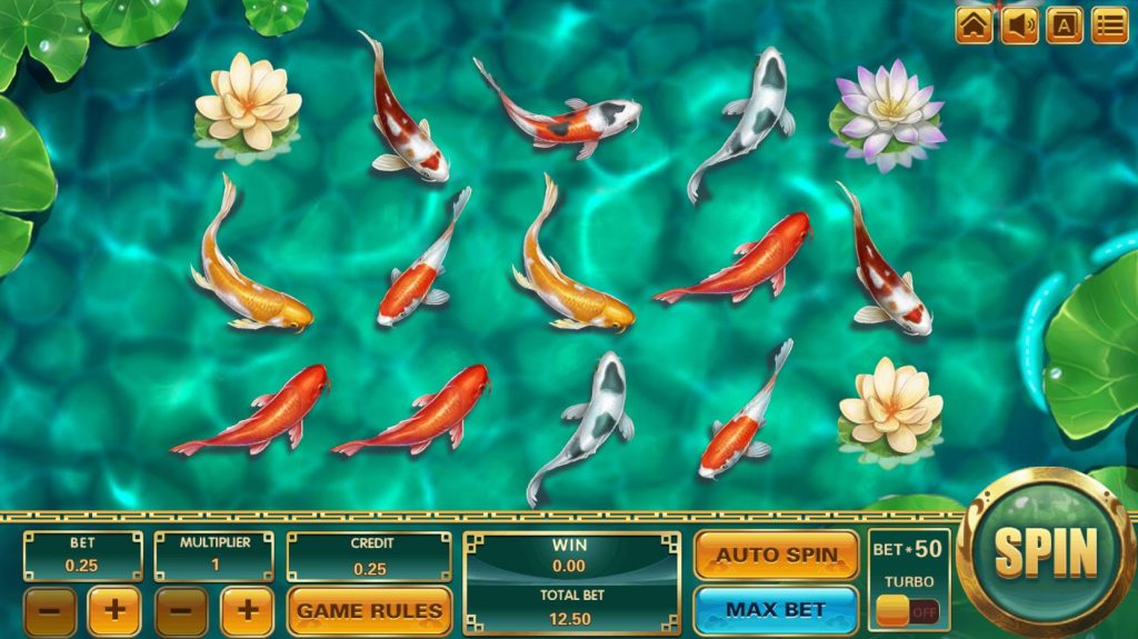 Koi Treasure สล็อตออนไลน์ จากค่ายเกม Asia Gaming จะพาเพื่อนๆไปชมความสวยงาม ลวดลาย สีสัน ของปลาคราฟ